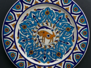 Grande assiette dite Au Lion de Tunis