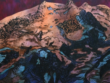 Mont-rose face au silence de l'immensité, 187 x 230 cm 2021 - copie