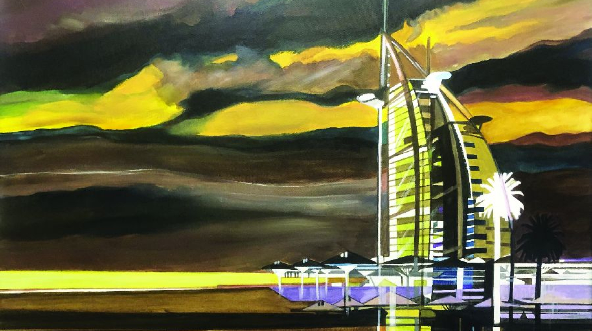 Mirage Dubai - Burj Al Arab - 81x65cm